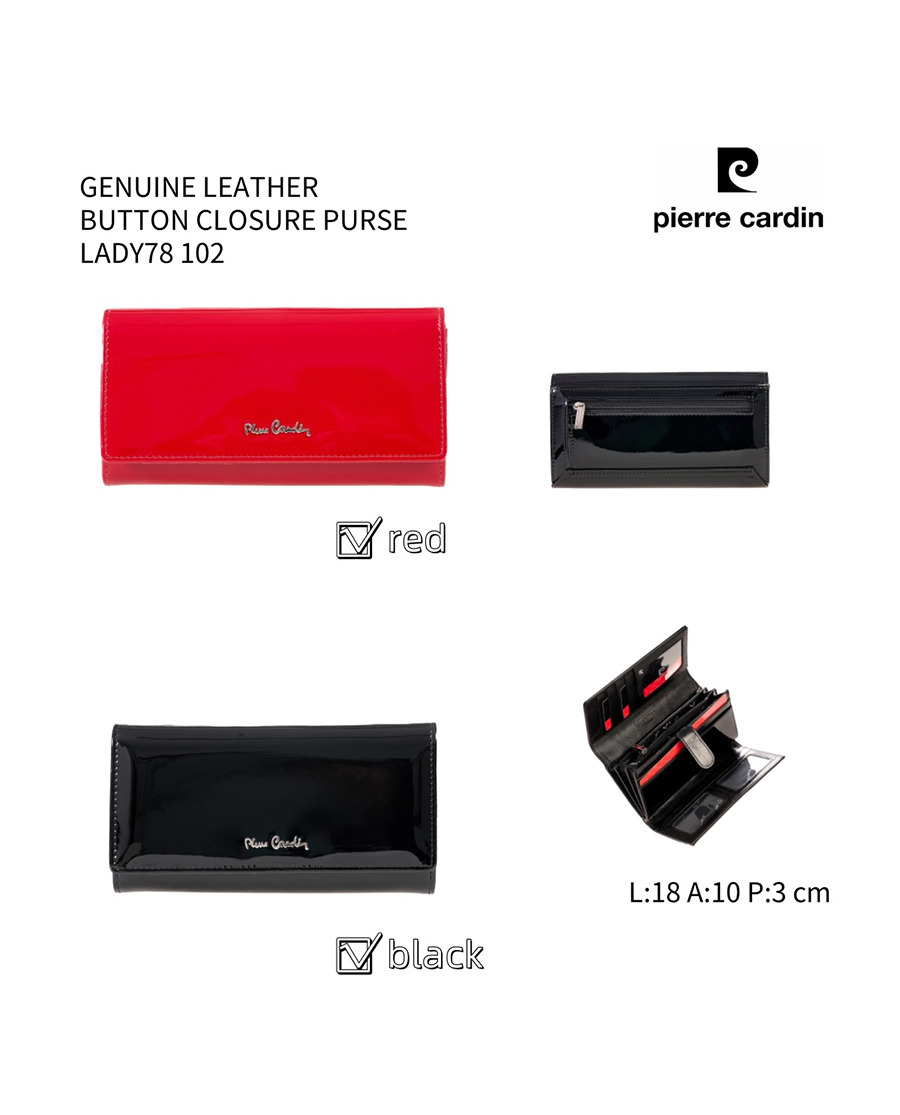 PierreCardin Női pénztárca valódi bőr LADY78 102