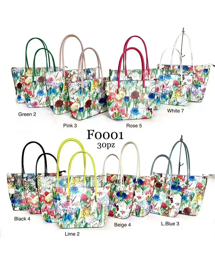 Női szett 2in1 virág mintázattal F0001