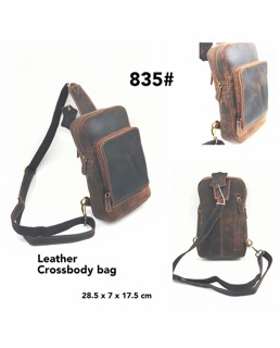 F&eacute;rfi bőr val&oacute;di bőr keresztp&aacute;ntos t&aacute;ska  835