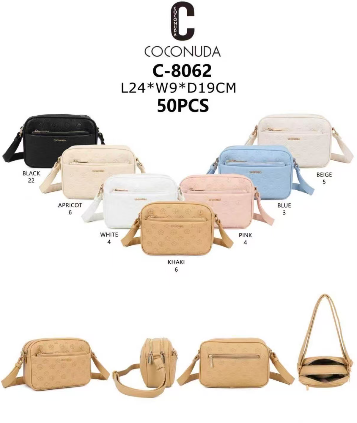 Coconuda női oldal táska C-8062