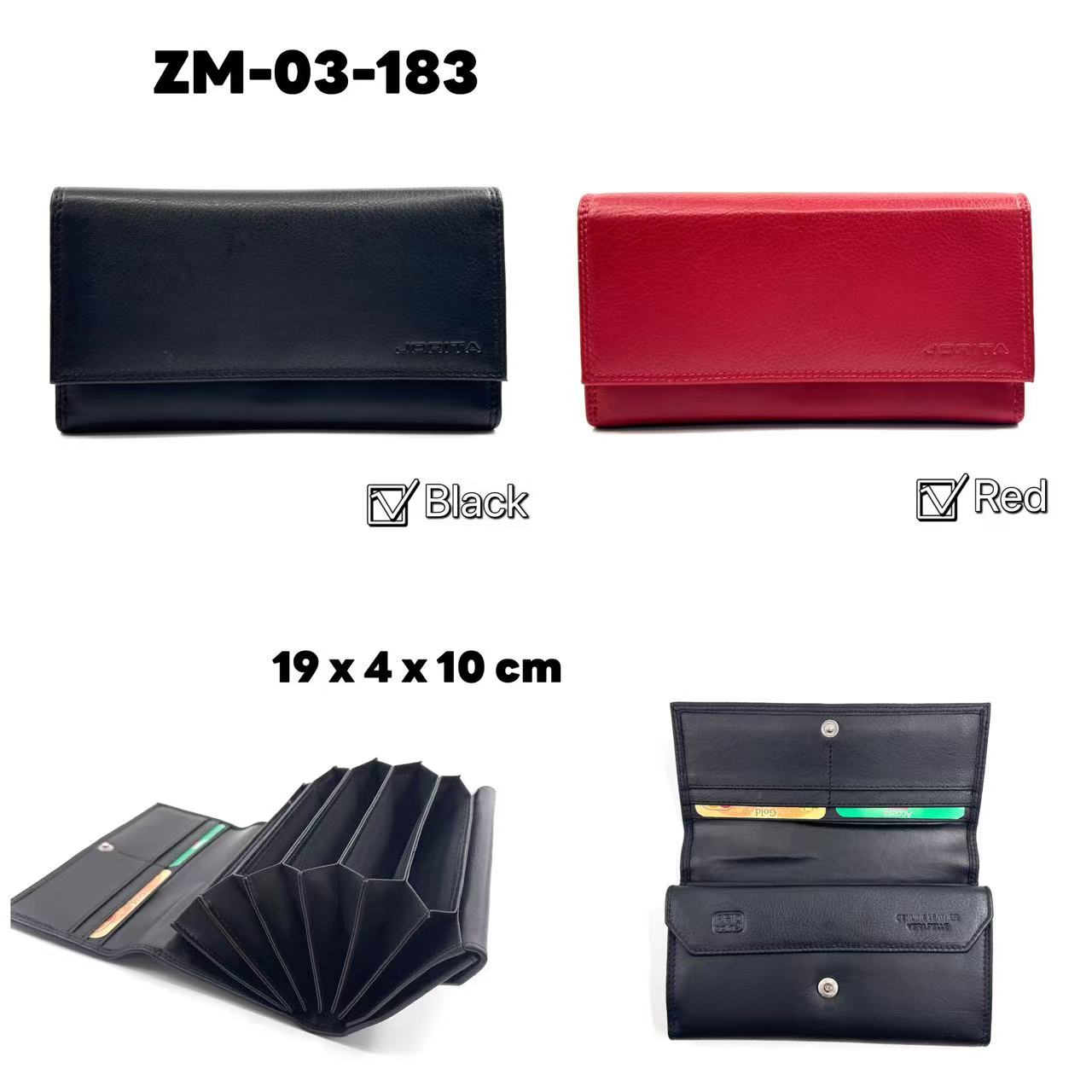 JORITA bőr pincér pénztárca ZM-03-183