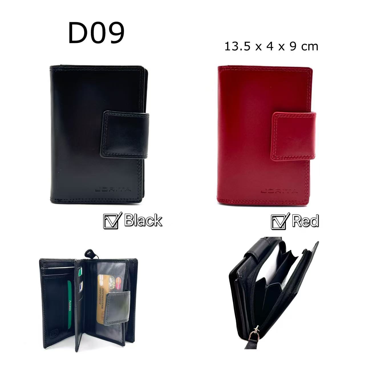 JORITA bőr pénztárca D09