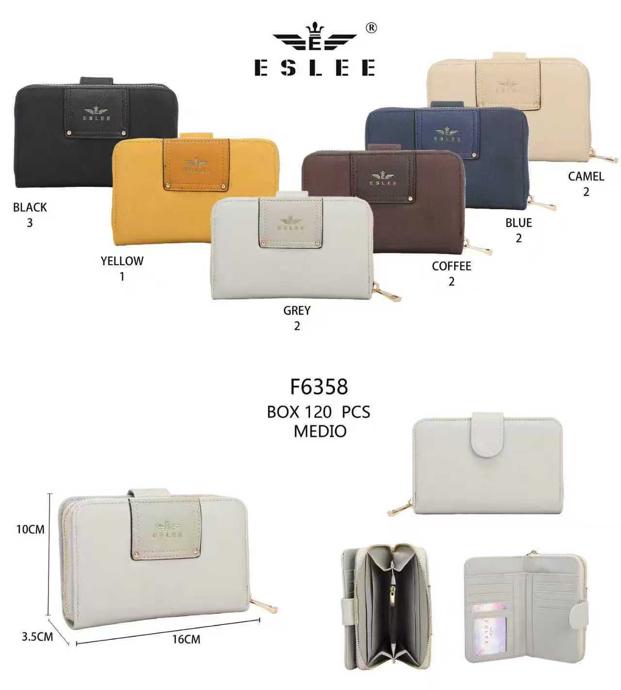 Eslee női műbőr p&eacute;nzt&aacute;rca F6358