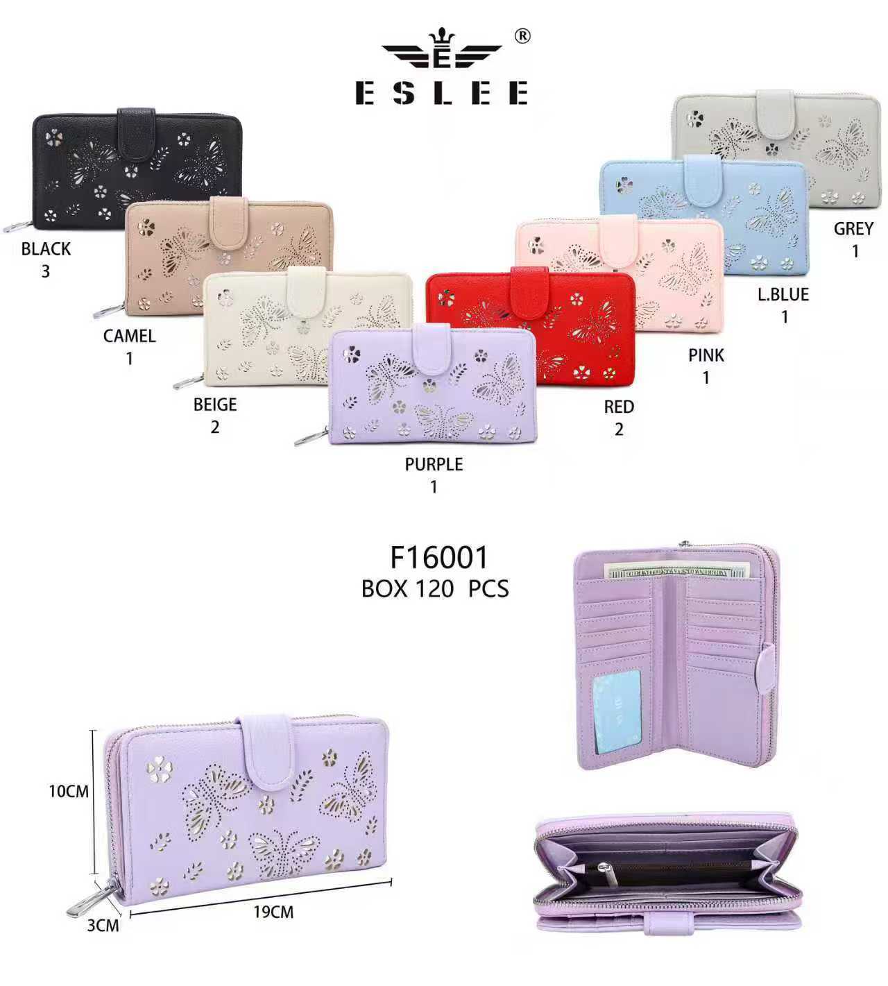 Eslee női műbőr p&eacute;nzt&aacute;rca F16001