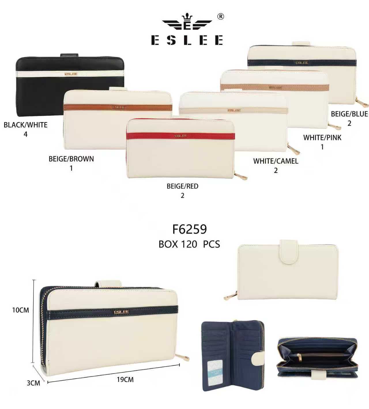 Eslee női műbőr p&eacute;nzt&aacute;rca F6259