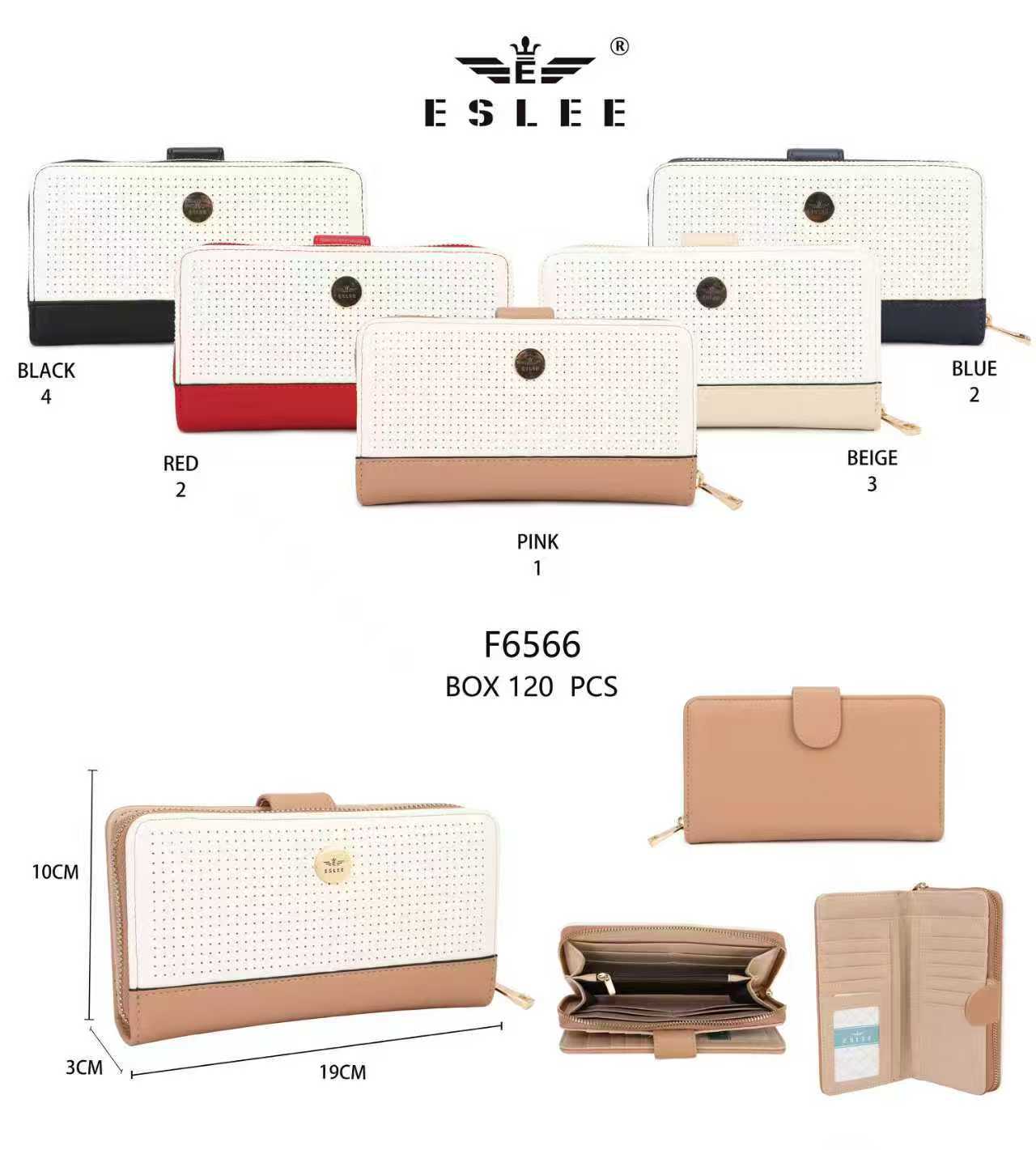 Eslee női műbőr p&eacute;nzt&aacute;rca F6566