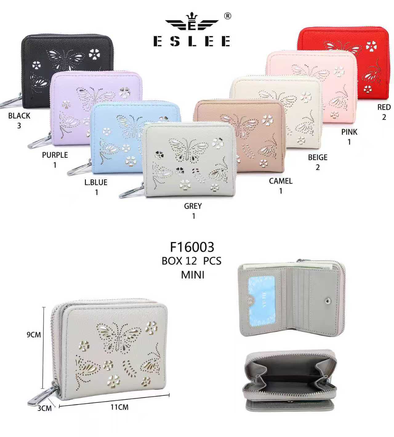 Eslee női műbőr p&eacute;nzt&aacute;rca F16003