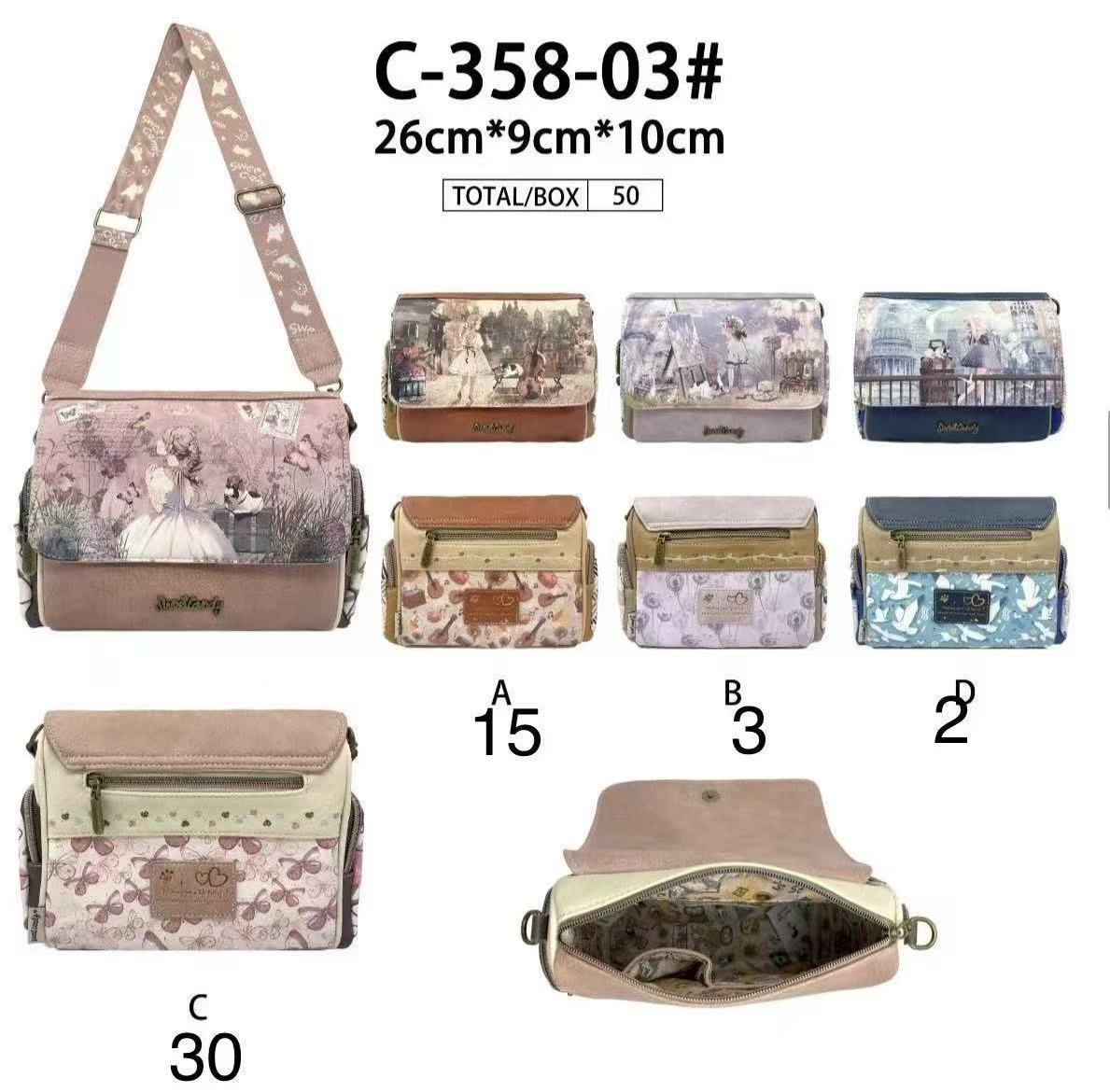 SweetCandy női oldal táska C-358-03