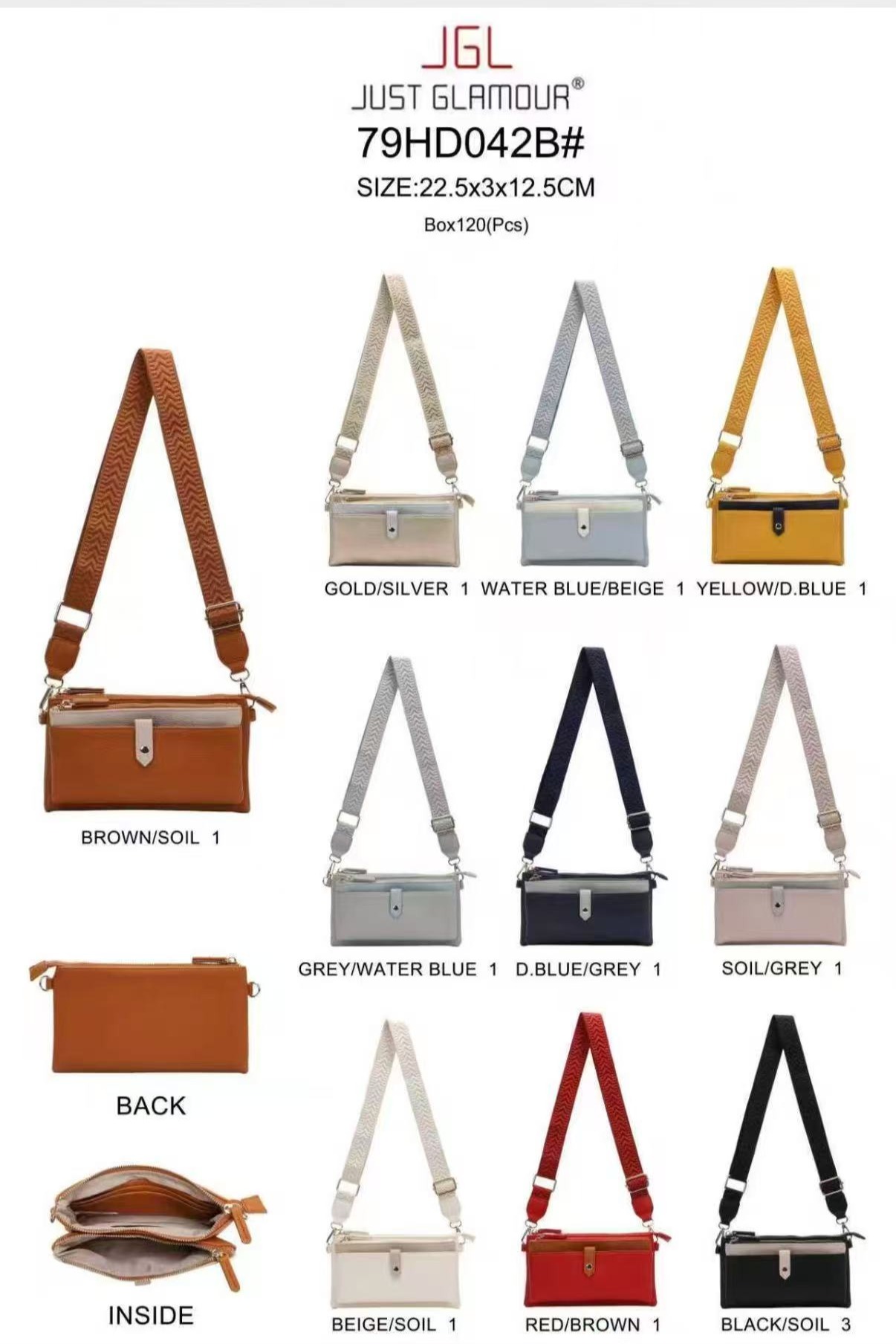 JUST GLAMOUR női oldal táska 79HD042B