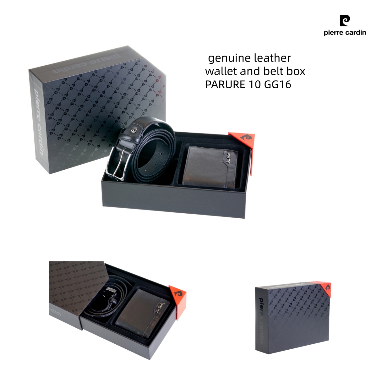 Pierre Cardin férfi öv pénytárca szett PARURE 10 GG16