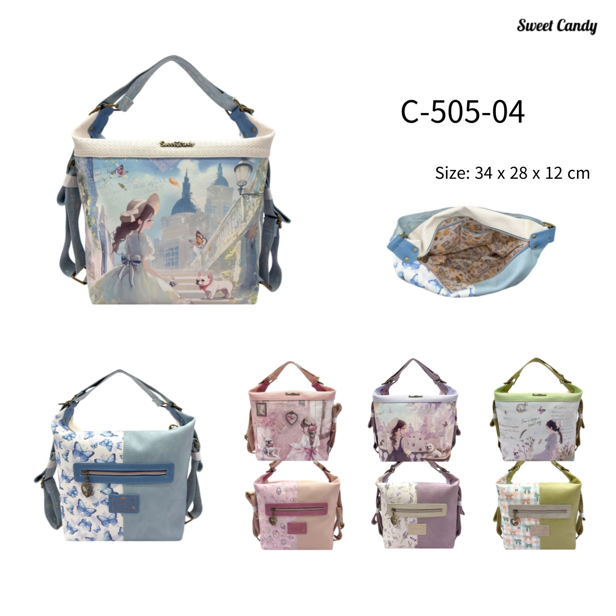 SweetCandy női multi funkci&oacute;s t&aacute;ska C-505-04