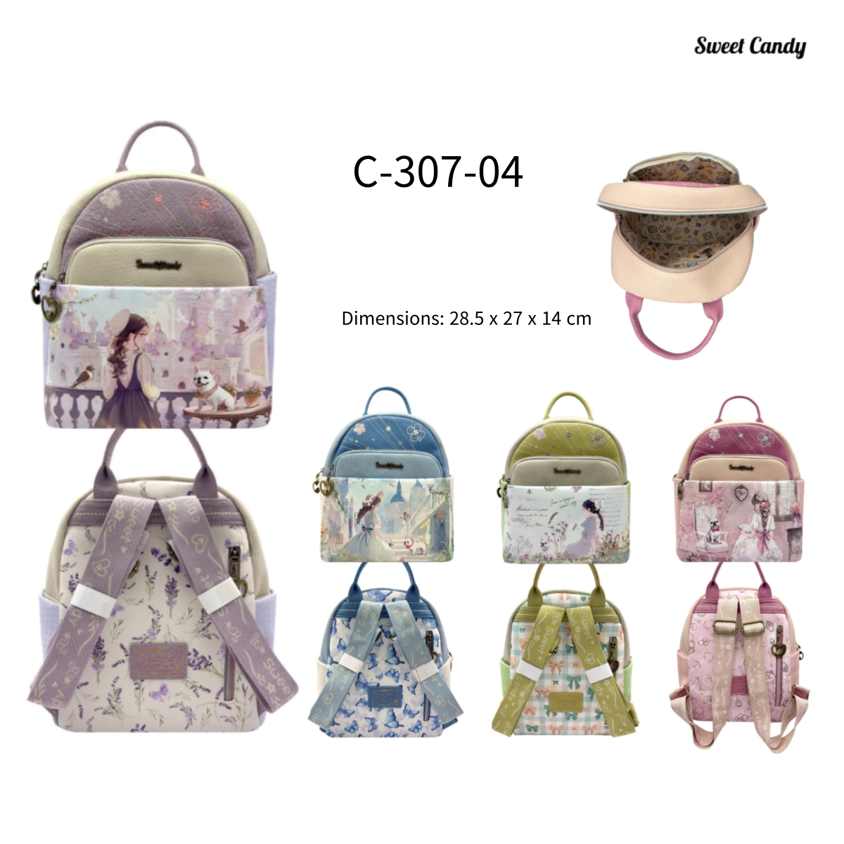 SweetCandy női h&aacute;ti t&aacute;ska C-307-04