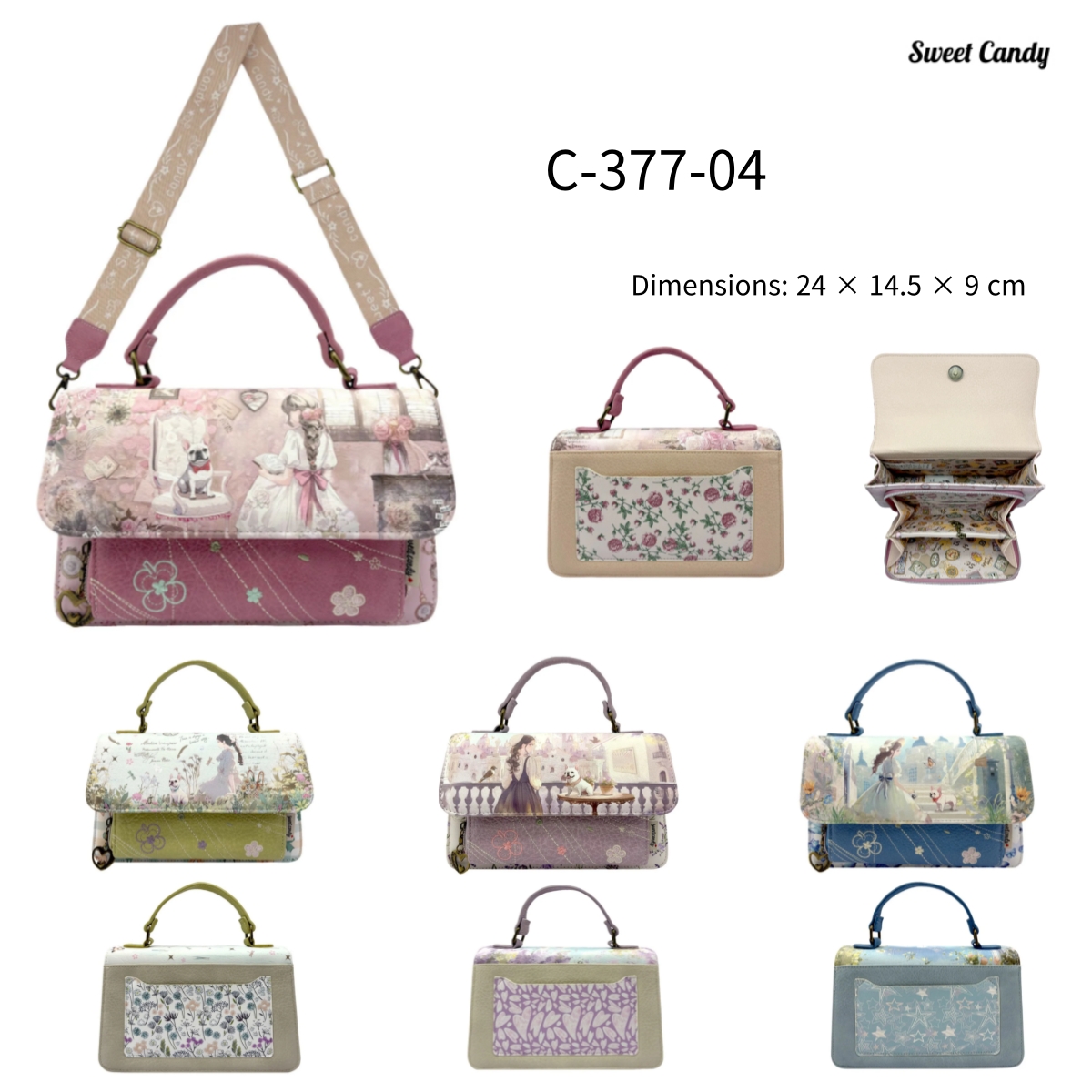 SweetCandy női oldal t&aacute;ska C-377-04