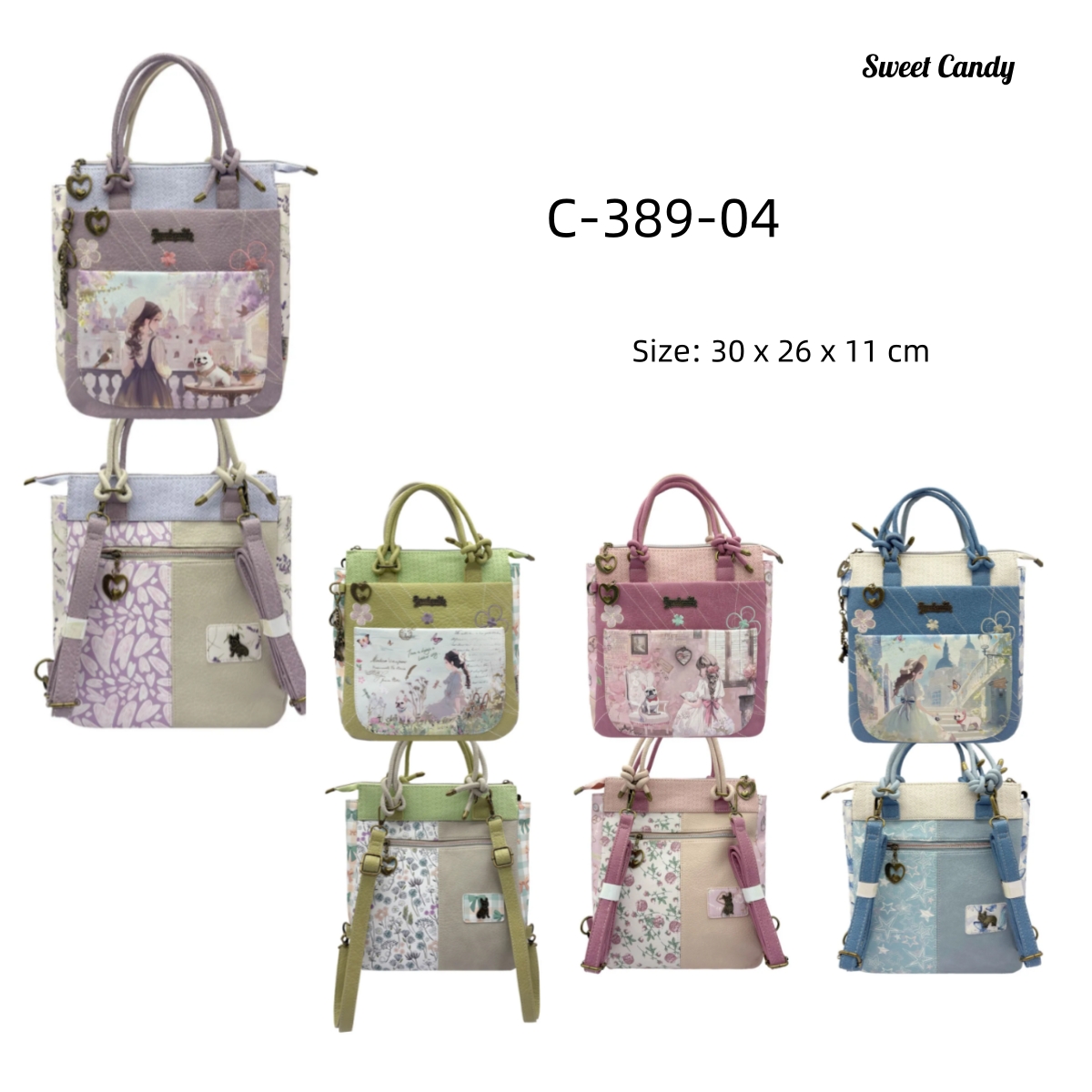 SweetCandy női h&aacute;ti t&aacute;ska C-389-04