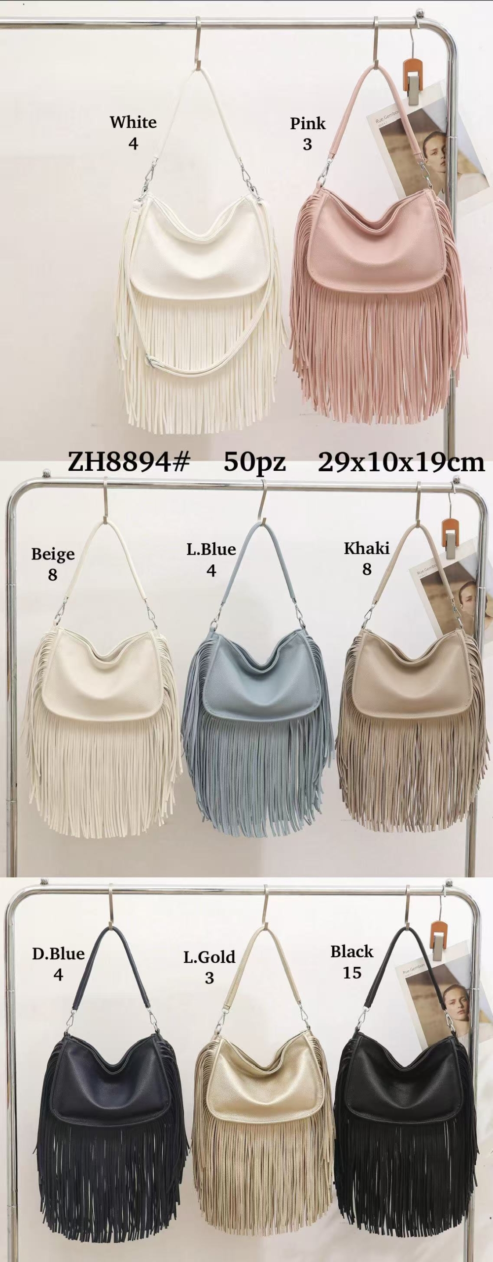 Női rojtos táska ZH8894