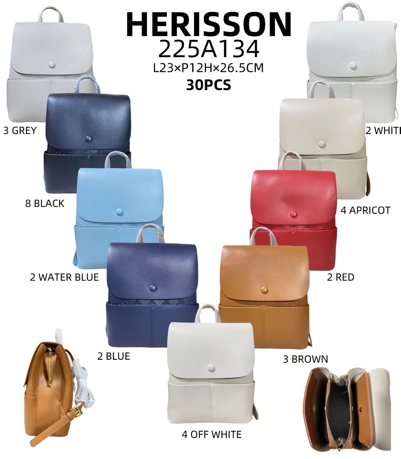 Herisson női háti táska 225A134