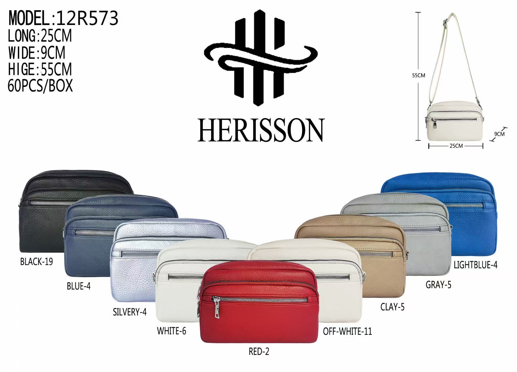 Herisson női oldal táska 12R573