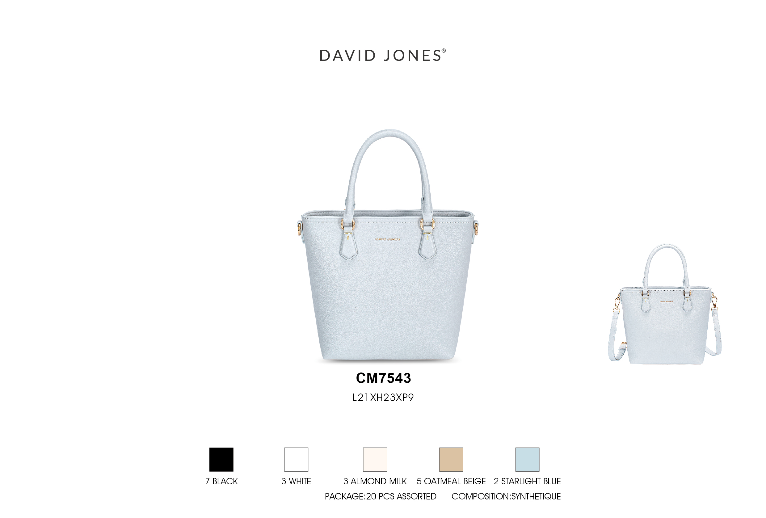 David Jones női háti táska CM7543