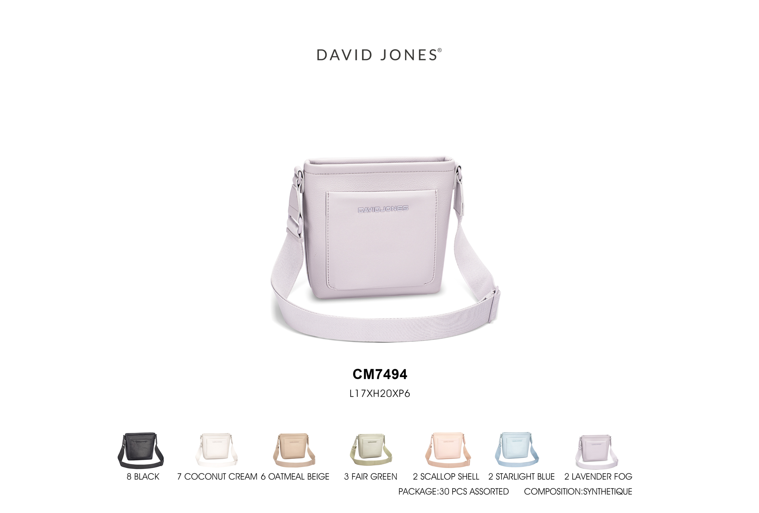 David Jones női oldal t&aacute;ska CM7494