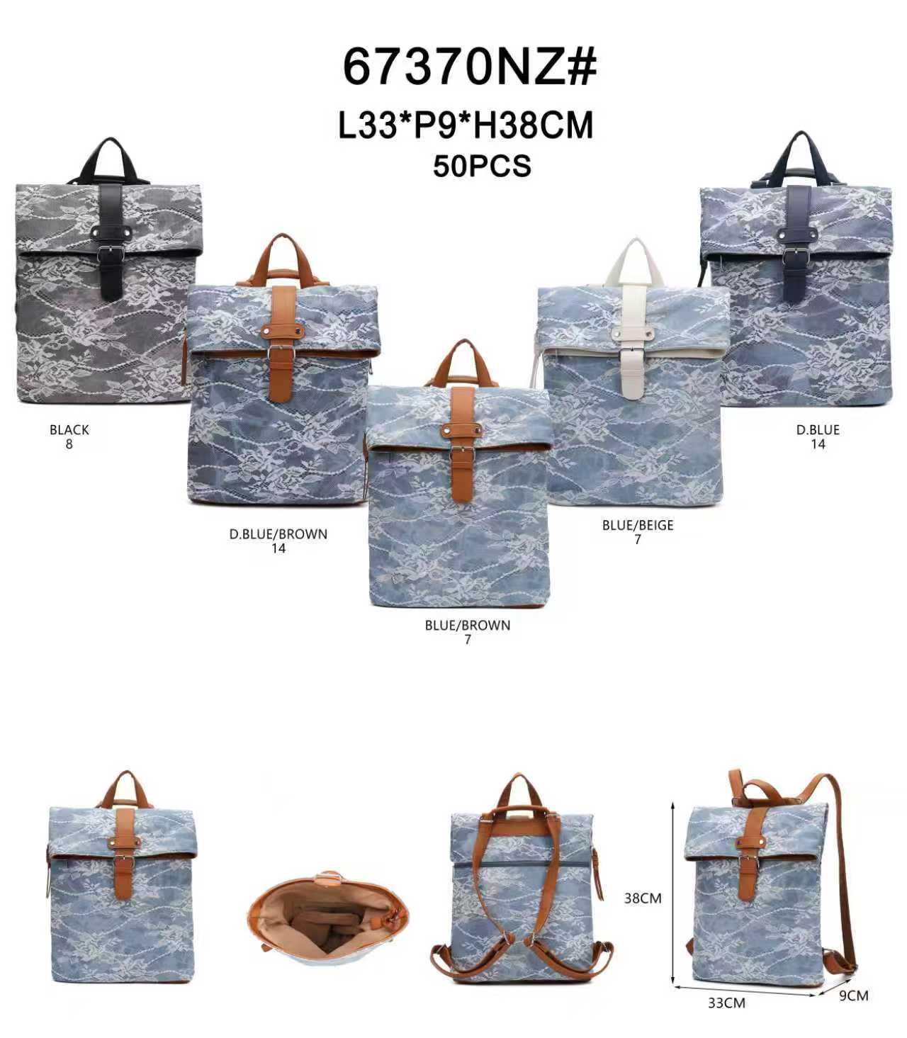 női farmer háti táska 67370NZ