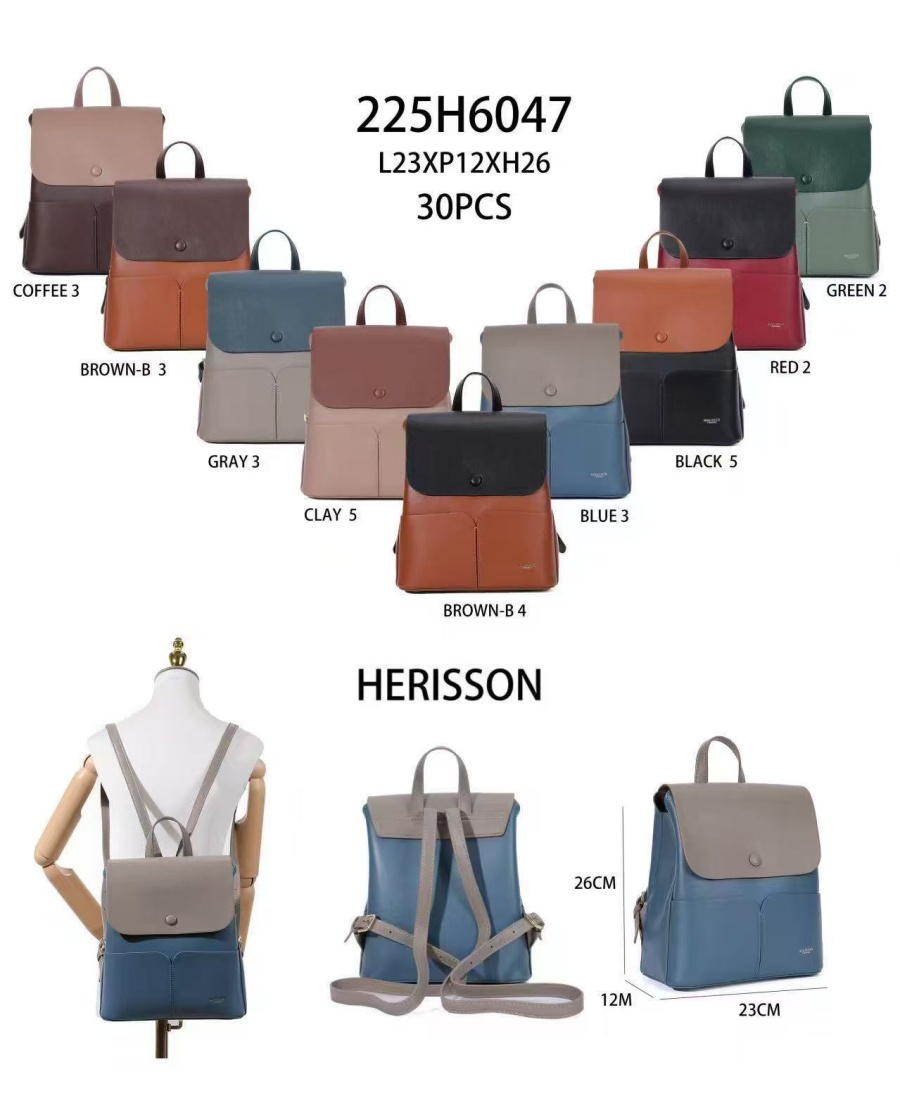 Herisson női háti táska 225H6047