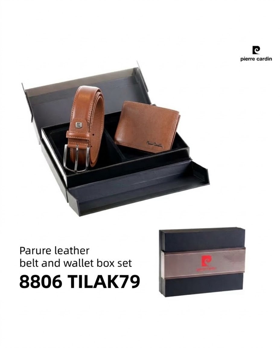 Pierre Cardin férfi öv pénytárca szett 8806 TILAK79