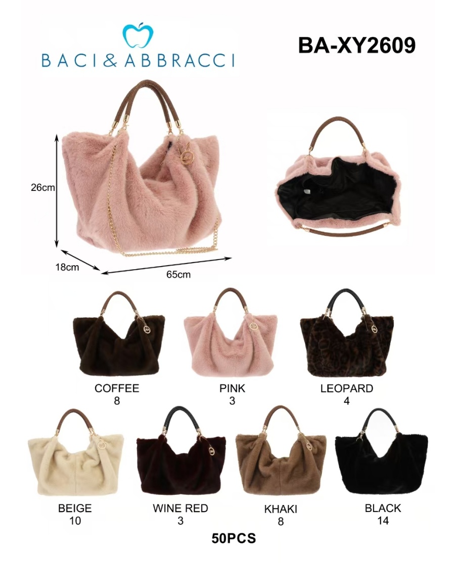 Baci&Abbracci szőrös táska BA-XY2609