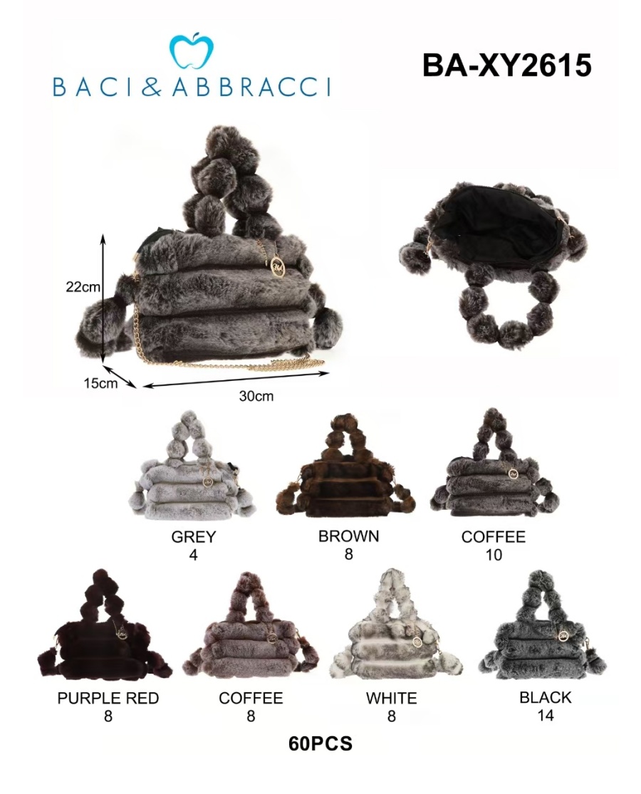 Baci&Abbracci szőrös táska BA-XY2615