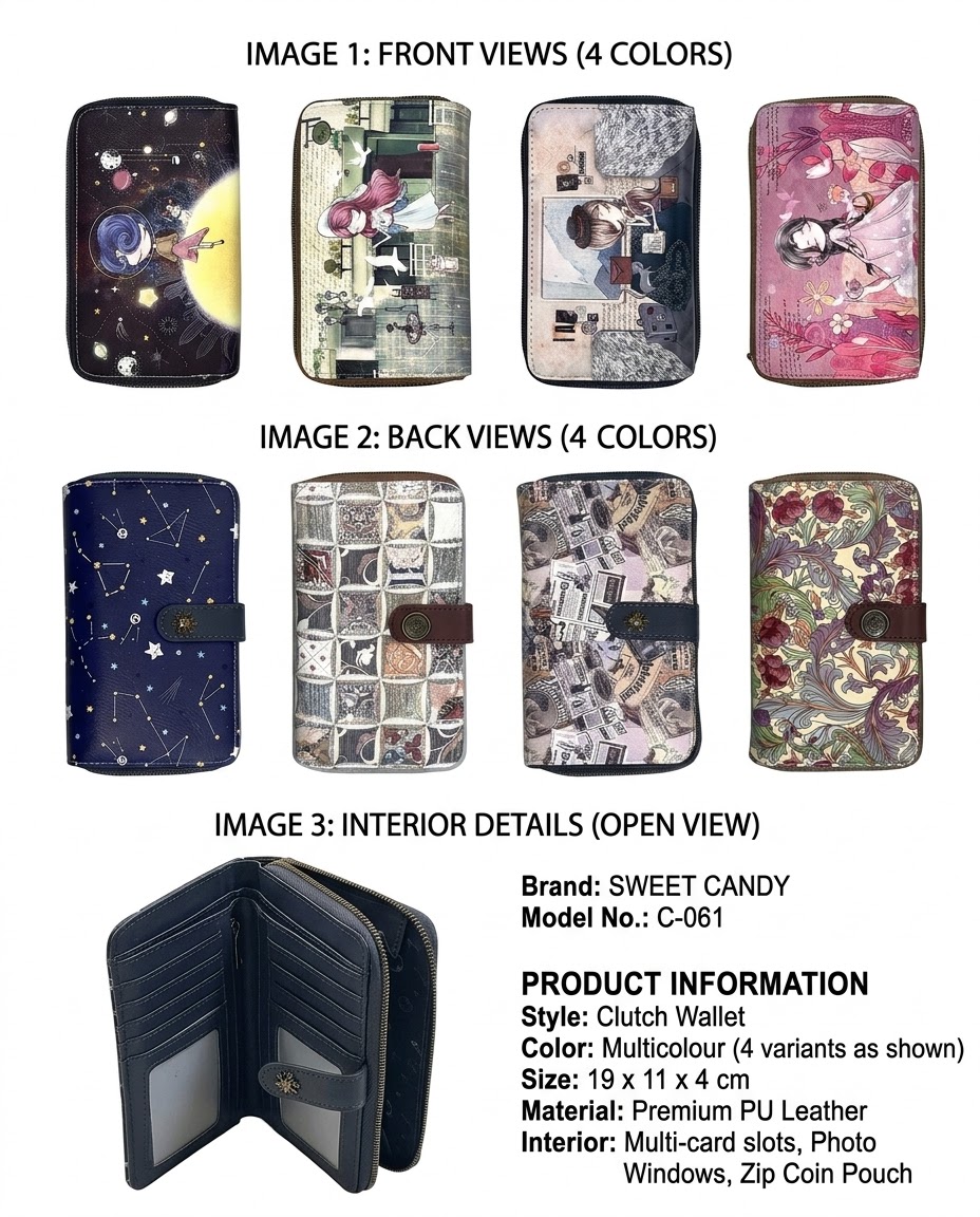 SweetCandy női pénztárca C-061