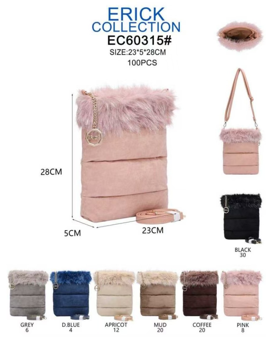 Erick Collection női szűrös táska EC60315
