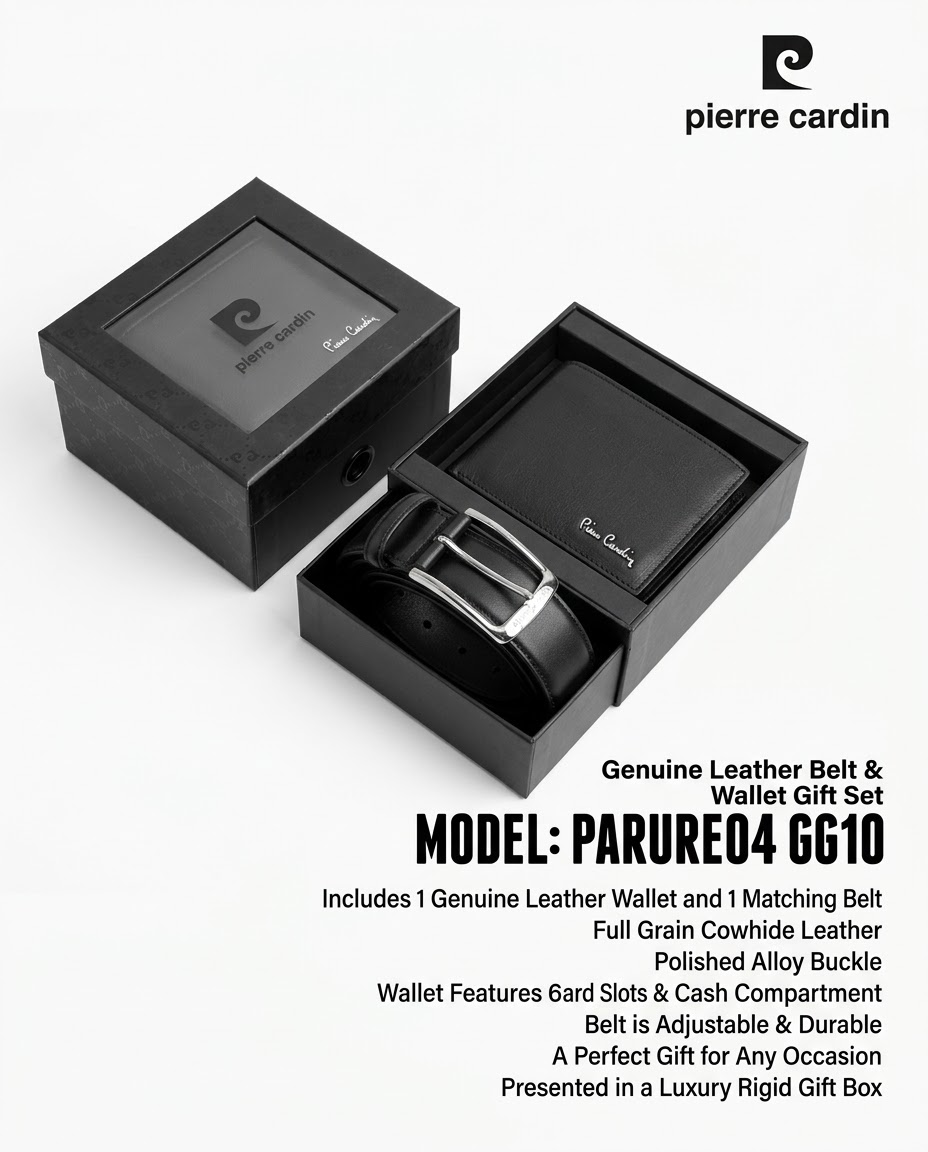Pierre Cardin férfi öv pénytárca szett PARURE04 GG10